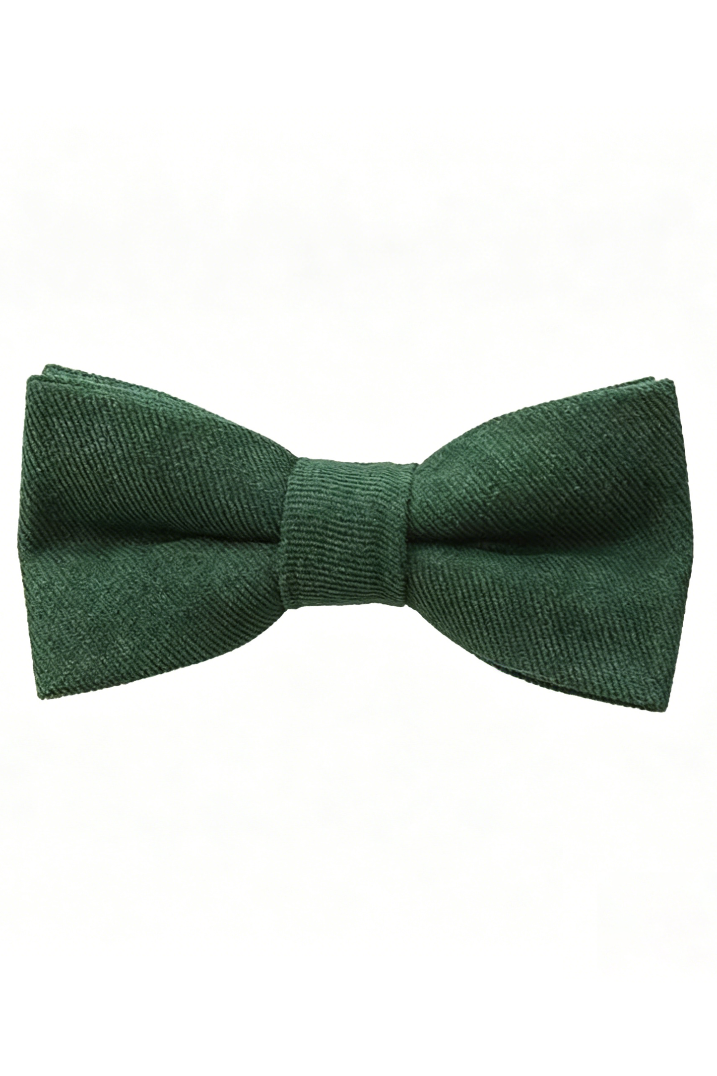 Green Series Adjustable Double-Layer Cotton Linen Bow Tie