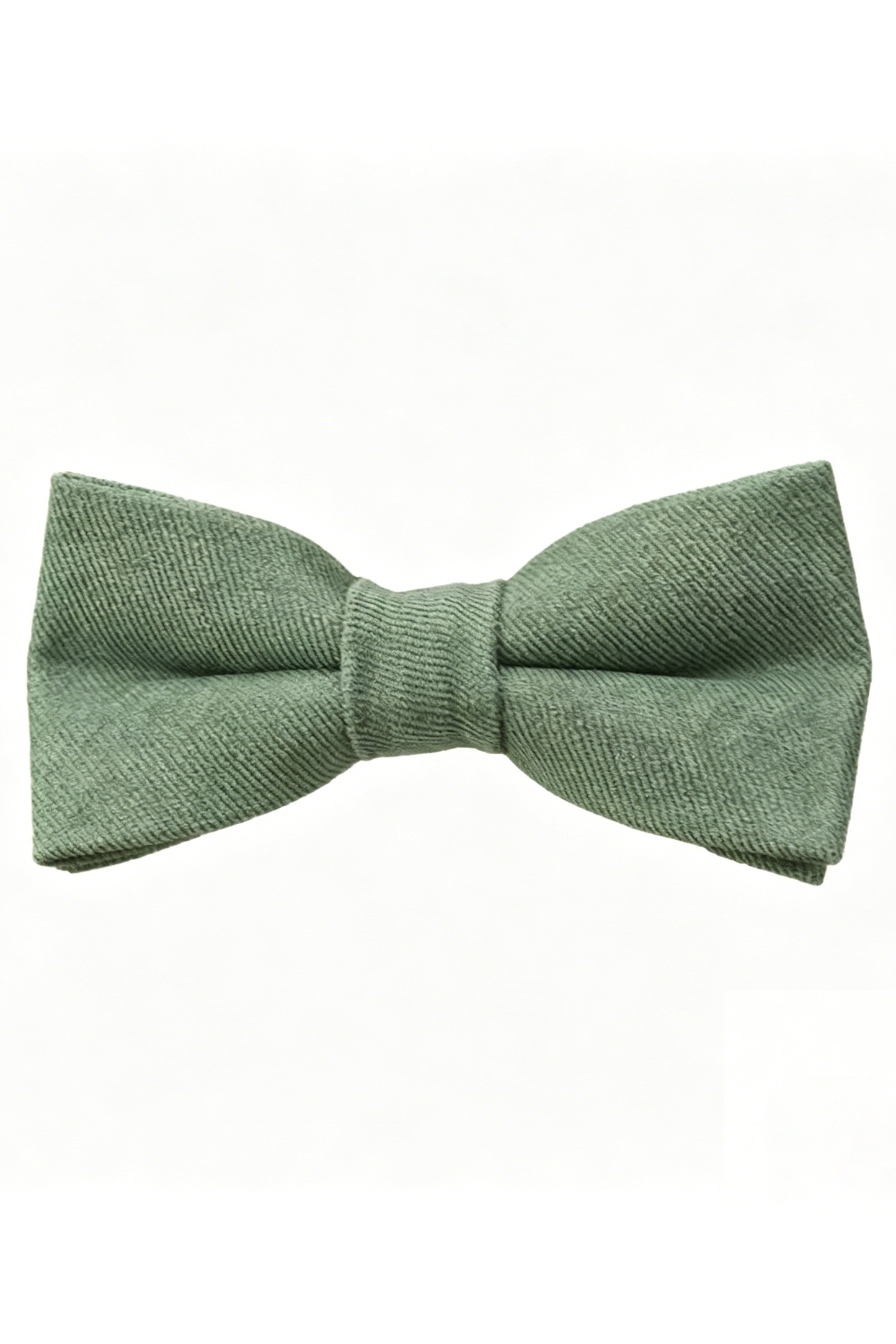 Green Series Adjustable Double-Layer Cotton Linen Bow Tie