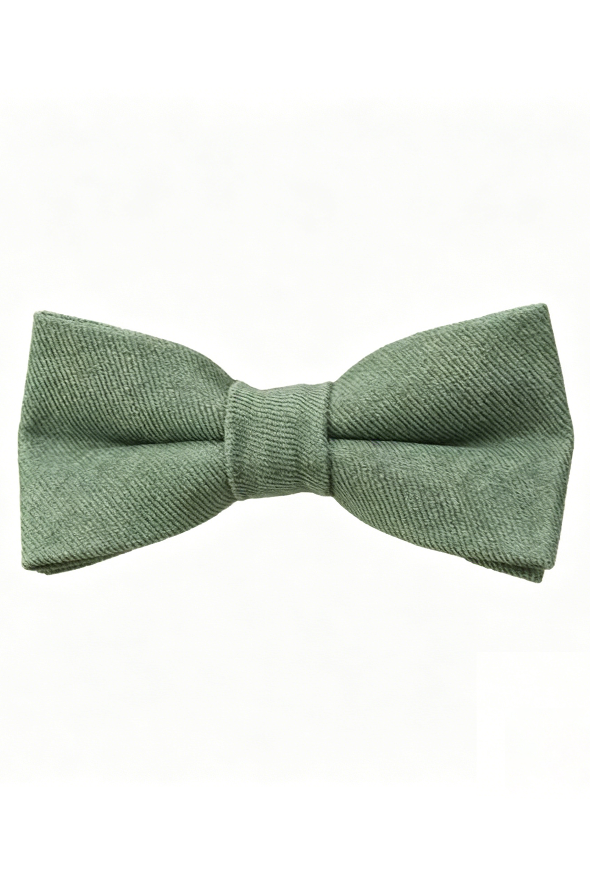 Green Series Adjustable Double-Layer Cotton Linen Bow Tie