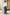Off White & Deep Blue Cotton-Linen Blend Double Breasted Suit 2-Piece Set
