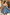 Slate Blue Satin Spaghetti Strap Big Bow Bubble A-Line Flower Girl Dress