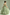 Sage Green Satin Tulle 3D Butterfly Appliques Flower Girl Dress
