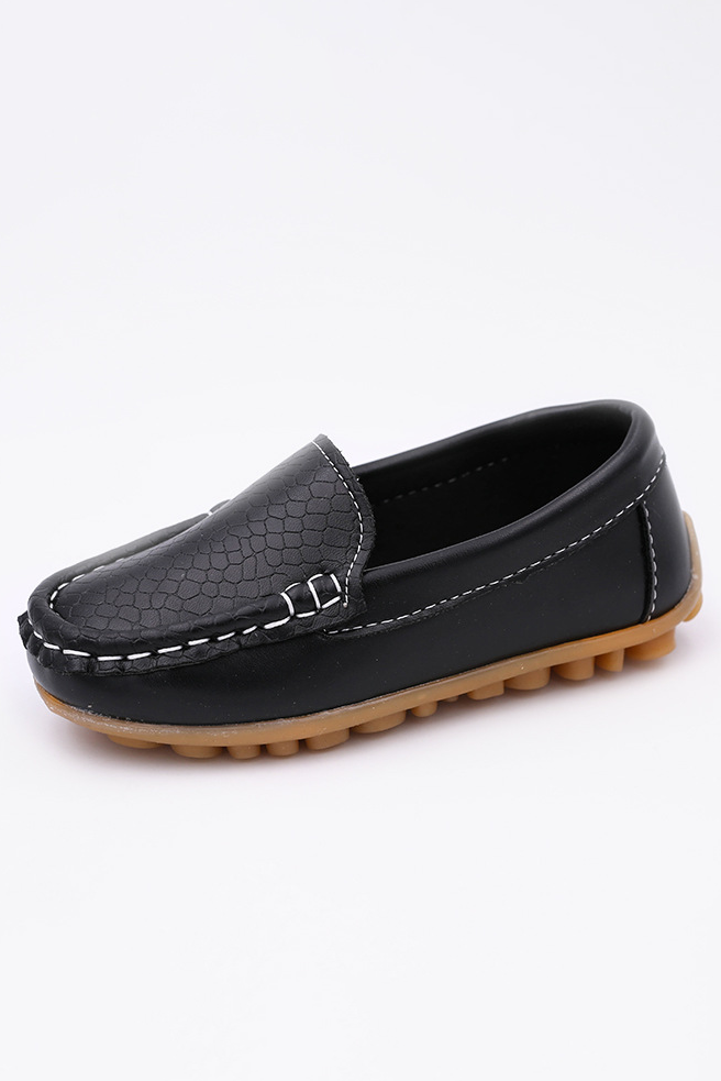 Candy‑Colored Kids Slip‑On Loafers Flexible Moccasin Dress Shoes