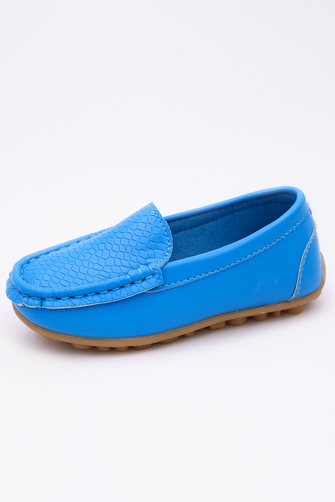 Candy‑Colored Kids Slip‑On Loafers Flexible Moccasin Dress Shoes