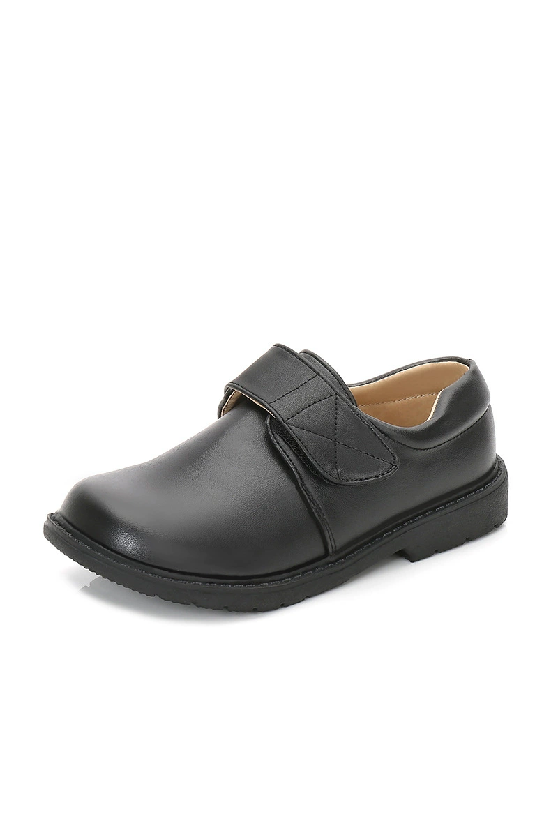 Boys Black Patent Leather Dress Shoes for Weddings