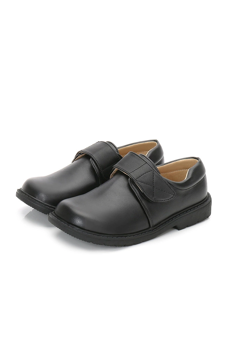Boys Black Patent Leather Dress Shoes for Weddings