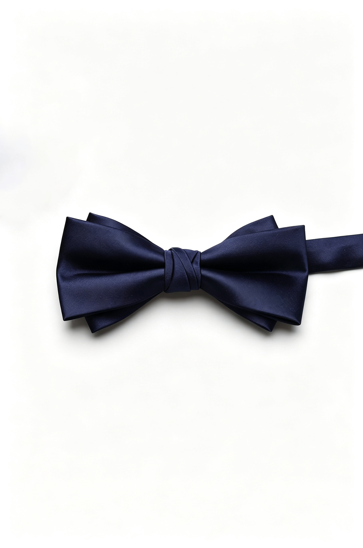 Boys Burgundy Satin Bow Tie for Weddings with Elegant Layered Design