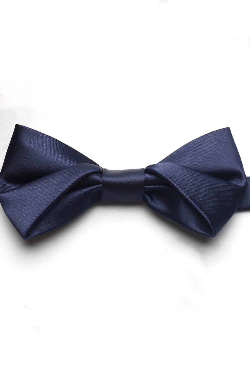 Boys Burgundy Satin Bow Tie for Weddings with Adjustable Fastening Strap