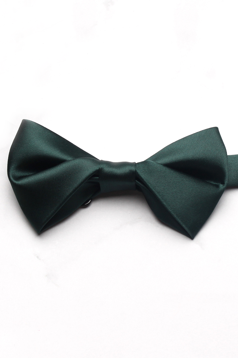 Boys Burgundy Satin Bow Tie for Weddings with Adjustable Fastening Strap