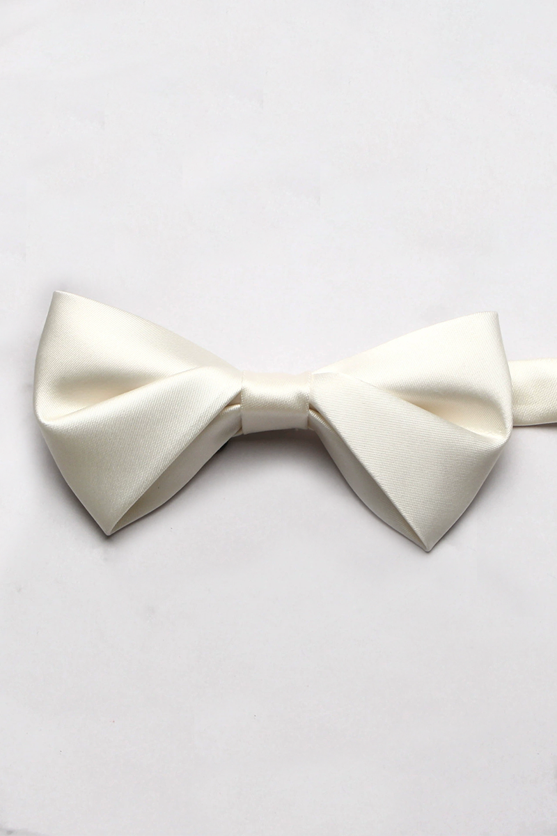 Boys Burgundy Satin Bow Tie for Weddings with Adjustable Fastening Strap