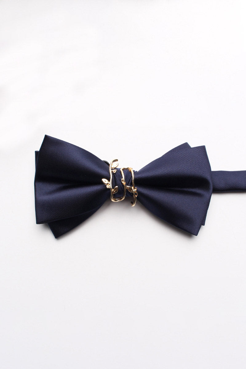 Boys Champagne Satin Bow Tie for Weddings