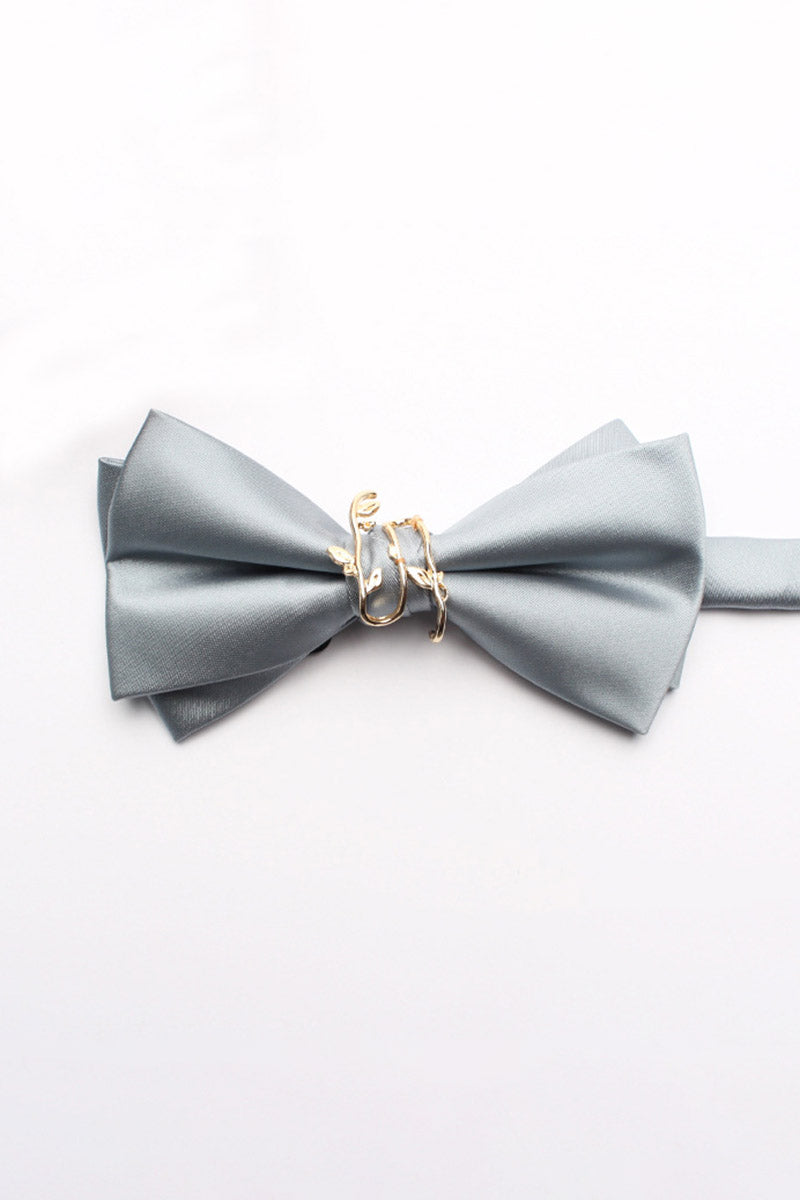Boys Champagne Satin Bow Tie for Weddings