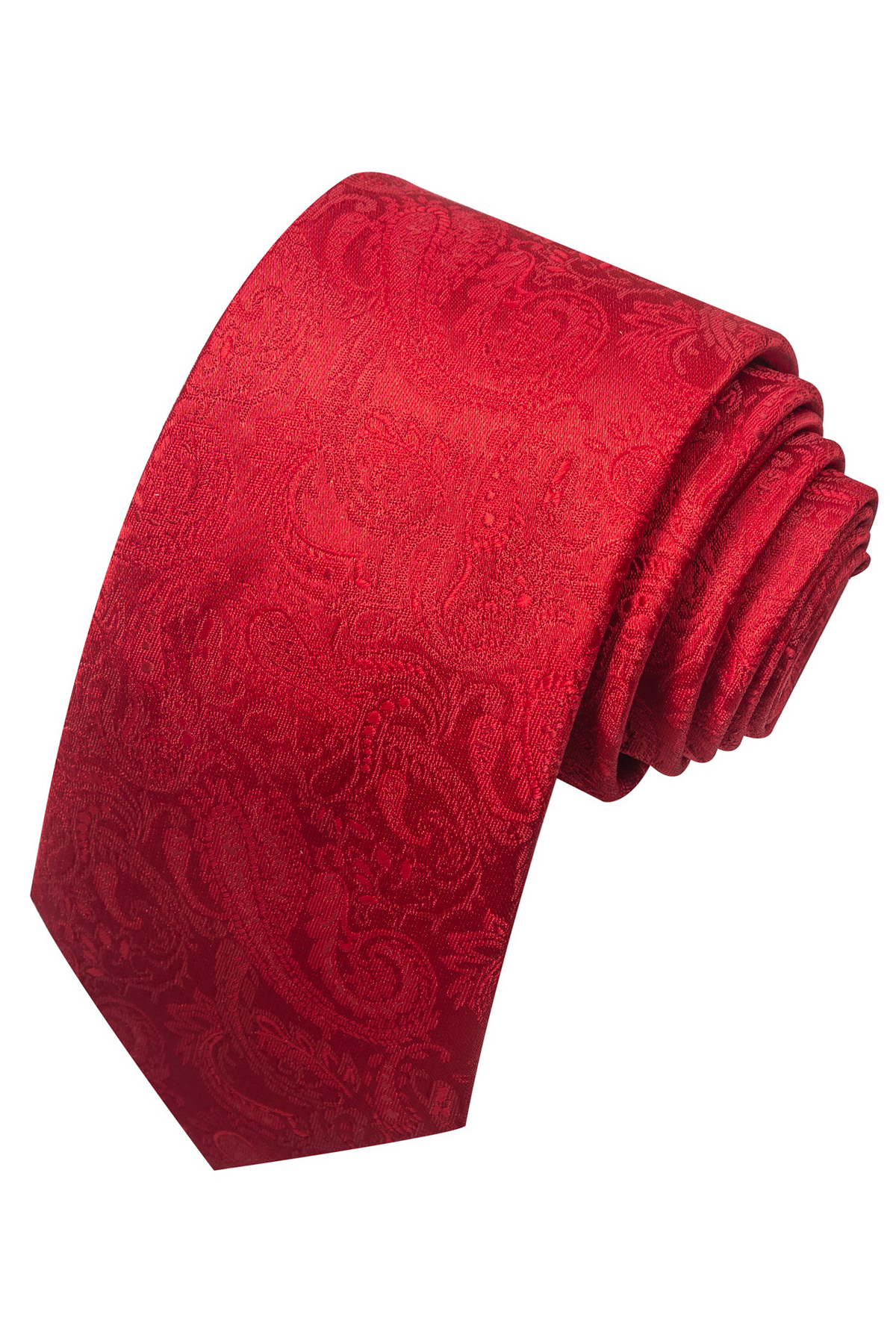 Black Paisley Jacquard Formal Handmade Tie