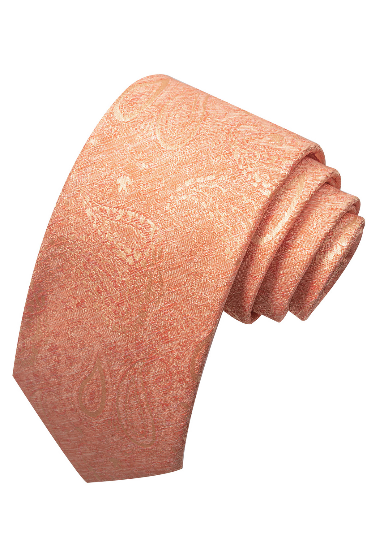 Black Paisley Jacquard Formal Handmade Tie