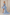 Light Blue Sequin Tulle Puff Sleeve Big Bow Train A-Line Dress