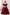 Girls Navy Velvet Midi Dress