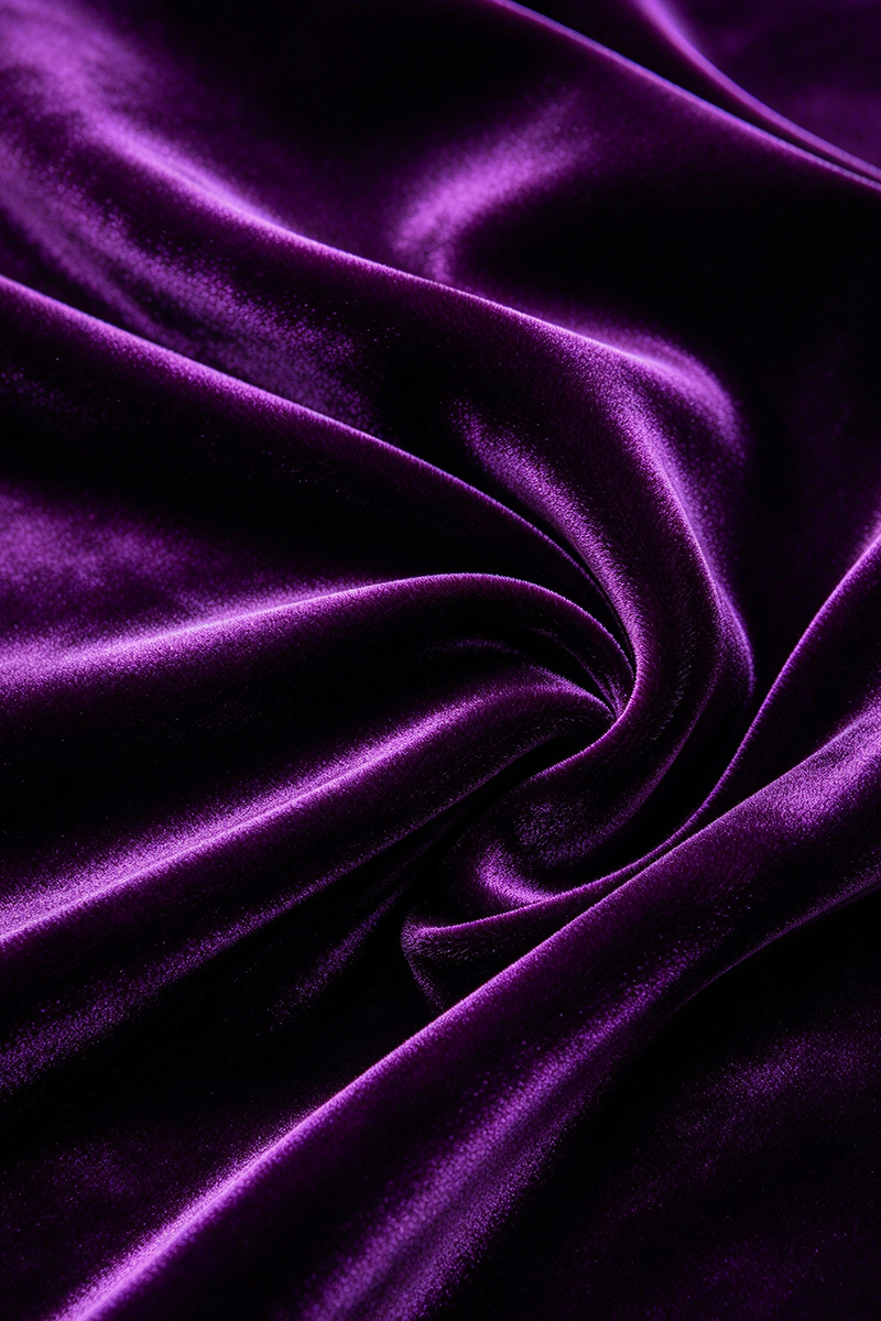 Boys Purple Velvet Tuxedo with Satin Lapel 2-Piece Suit