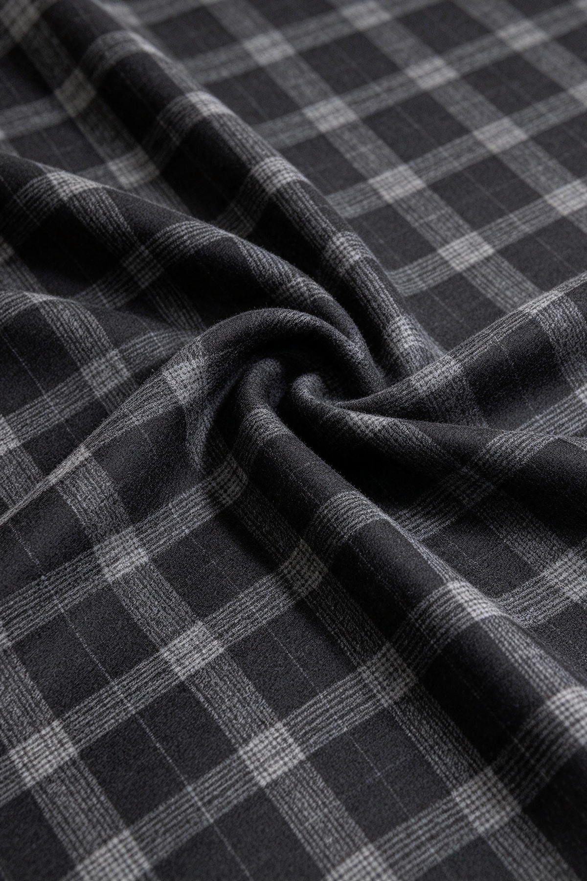 Black Plaid Double Breasted Boys Suit 2-Piece Suit