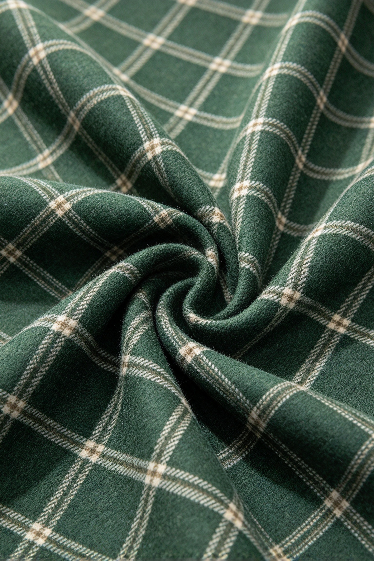 Dark Green Plaid Boys Single Breasted Formal Blazer