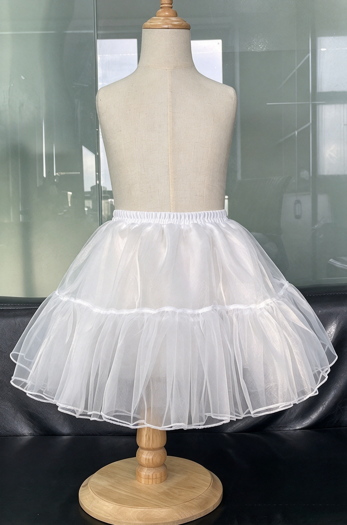 White Organza Short Crinoline Petticoat