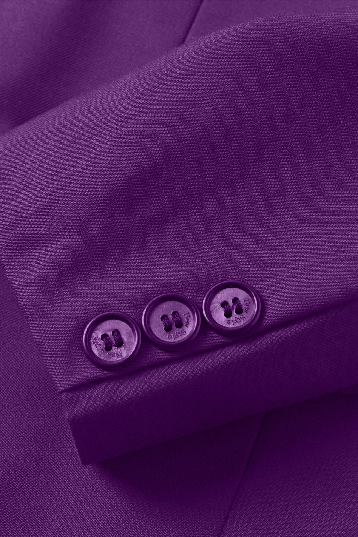 Boys Purple Single Breasted Jacket