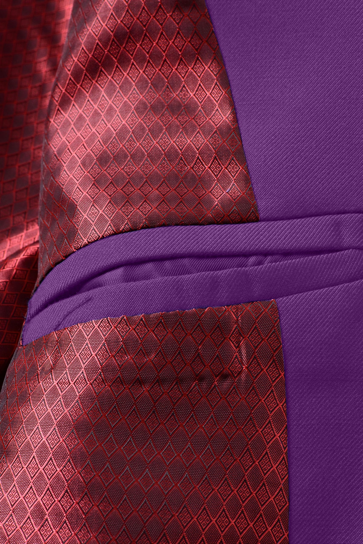 Boys Purple Single Breasted Jacket