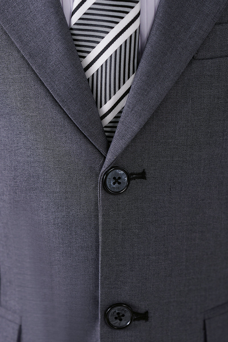 Boys Grey 2-Piece Suit for Weddings